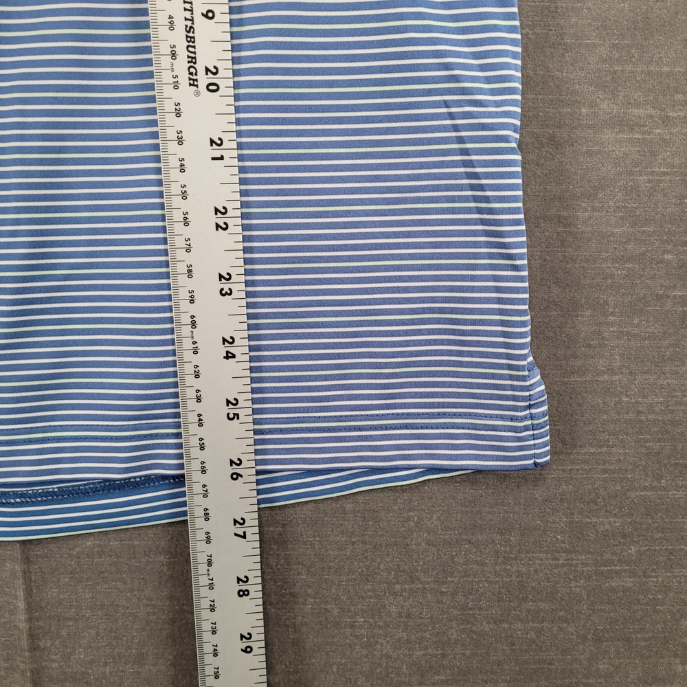 Vineyard Vines Shirt Womens Polo Striped Golf Athletic Short Sleeve Blue Size XS - Picture 10 of 12